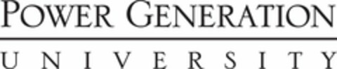 POWER GENERATION UNIVERSITY Logo (USPTO, 08.04.2011)
