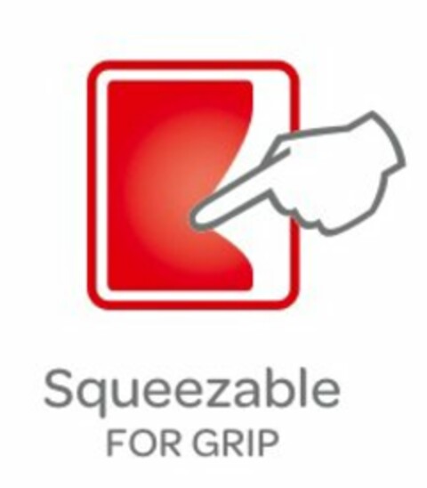 SQUEEZABLE FOR GRIP Logo (USPTO, 31.10.2011)