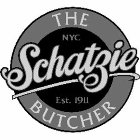 SCHATZIE THE BUTCHER NYC EST. 1911 Logo (USPTO, 01.11.2011)