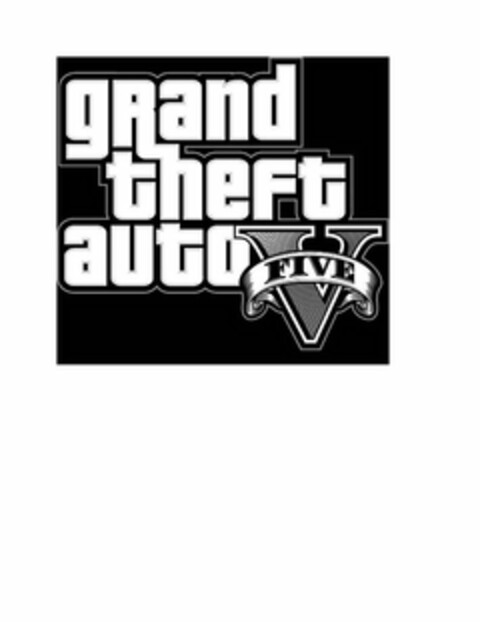 GRAND THEFT AUTO V FIVE Logo (USPTO, 11/03/2011)