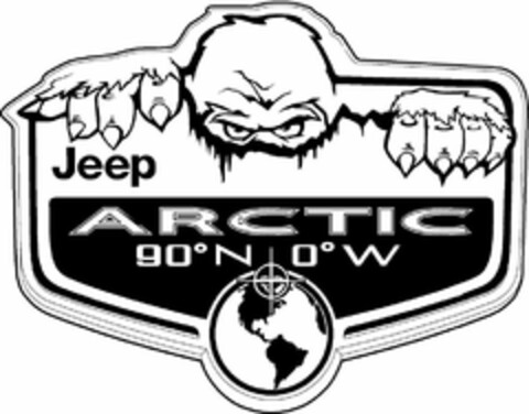 JEEP ARCTIC 90º N 0º W Logo (USPTO, 12/02/2011)