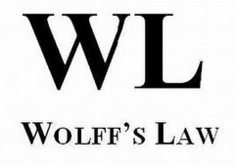 WL WOLFF'S LAW Logo (USPTO, 03/20/2012)