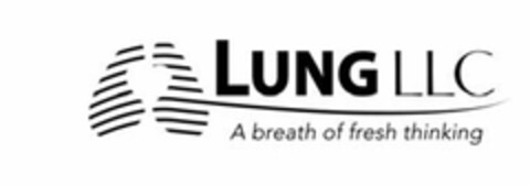 LUNG LLC A BREATH OF FRESH THINKING Logo (USPTO, 20.04.2012)