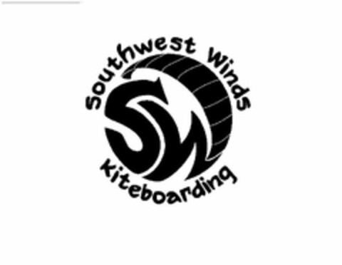 SOUTHWEST WINDS KITEBOARDING Logo (USPTO, 25.10.2012)