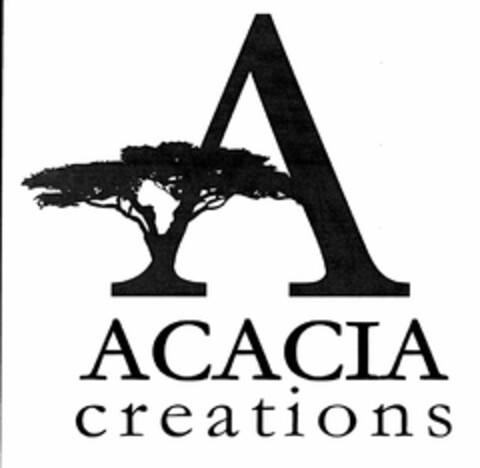 A ACACIA CREATIONS Logo (USPTO, 07.01.2013)