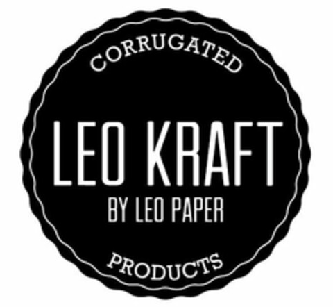 CORRUGATED LEO KRAFT BY LEO PAPER PRODUCTS Logo (USPTO, 31.07.2013)