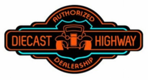 DIECAST HIGHWAY AUTHORIZED DEALERSHIP Logo (USPTO, 18.09.2014)