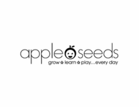 APPLE SEEDS GROW LEARN PLAY...EVERY DAY Logo (USPTO, 02.07.2015)