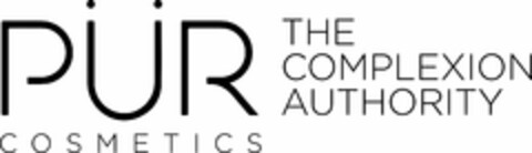 PÜR COSMETICS THE COMPLEXION AUTHORITY Logo (USPTO, 08/06/2015)