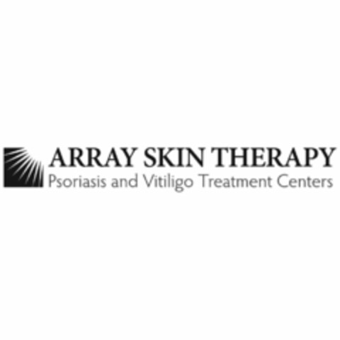 ARRAY SKIN THERAPY PSORIASIS AND VITILIGO TREATMENT CENTERS Logo (USPTO, 04/07/2016)