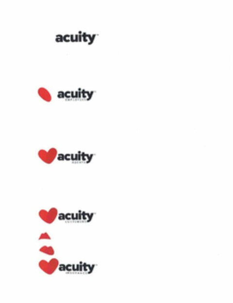 ACUITY, ACUITY EMPLOYEES, ACUITY AGENTS, ACUITY CUSTOMERS, ACUITY INSURANCE Logo (USPTO, 09/23/2016)