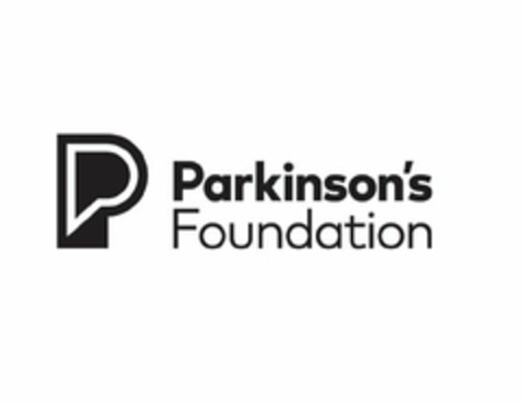 P PARKINSON'S FOUNDATION Logo (USPTO, 07.07.2017)