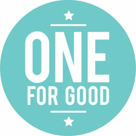 ONE FOR GOOD Logo (USPTO, 09/02/2017)