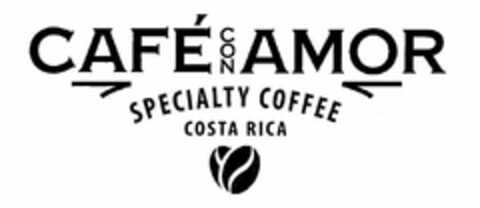 CAFÉ CON AMOR SPECIALTY COFFEE COSTA RICA Logo (USPTO, 08.01.2018)
