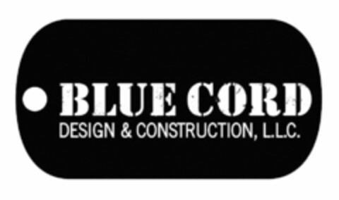 BLUE CORD DESIGN & CONSTRUCTION, L.L.C. Logo (USPTO, 01/16/2018)