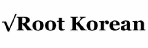 ROOT KOREAN Logo (USPTO, 27.04.2018)