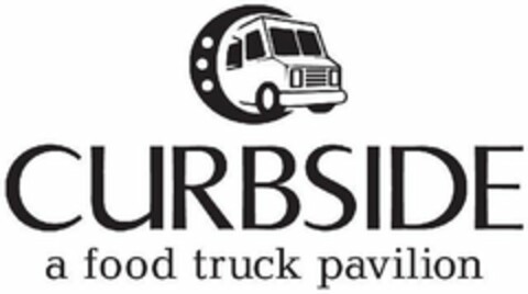 CURBSIDE A FOOD TRUCK PAVILION Logo (USPTO, 05/03/2018)