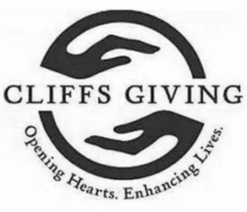 CLIFFS GIVING OPENING HEARTS. ENHANCINGLIVES. Logo (USPTO, 12.06.2018)