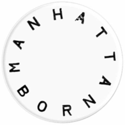 MANHATTAN BORN Logo (USPTO, 09/10/2018)