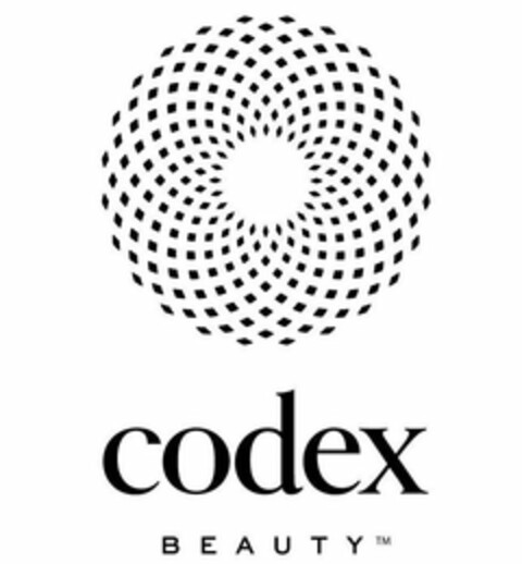 CODEX BEAUTY Logo (USPTO, 19.04.2019)