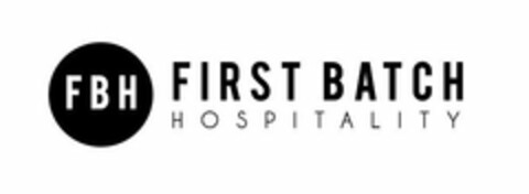 FBH FIRST BATCH HOSPITALITY Logo (USPTO, 02.05.2019)