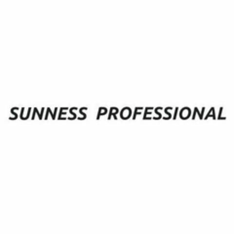 SUNNESS PROFESSIONAL Logo (USPTO, 03.09.2020)