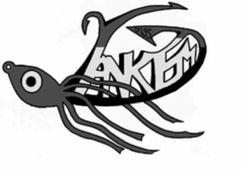 YANK EM JIGS Logo (USPTO, 15.05.2009)