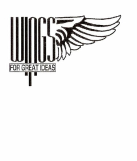 WINGS FOR GREAT IDEAS Logo (USPTO, 27.10.2009)