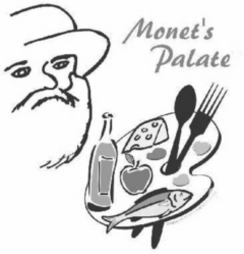 MONET'S PALATE Logo (USPTO, 13.04.2010)
