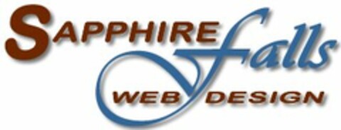 SAPPHIRE FALLS WEB DESIGN Logo (USPTO, 12/14/2010)