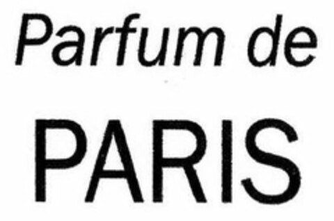 PARFUM DE PARIS Logo (USPTO, 06.06.2011)