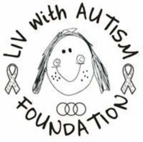 LIV WITH AUTISM FOUNDATION Logo (USPTO, 29.07.2011)