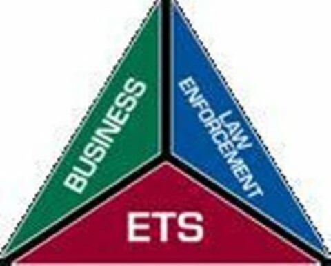 ETS BUSINESS LAW ENFORCEMENT Logo (USPTO, 08/24/2011)