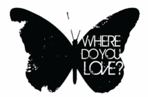 WHERE DO YOU LOVE? Logo (USPTO, 31.08.2011)