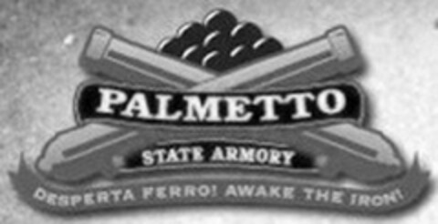 PALMETTO STATE ARMORY DESPERTA FERRO! AWAKE THE IRON! Logo (USPTO, 03.01.2012)