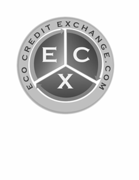 ECO CREDIT EXCHANGE.COM ECX Logo (USPTO, 02/09/2012)