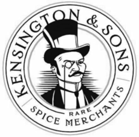 KENSINGTON & SONS RARE SPICE MERCHANTS Logo (USPTO, 21.02.2012)