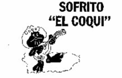 SOFRITO "EL COQUI" COQUI Logo (USPTO, 03/14/2012)