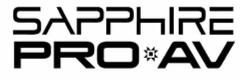 SAPPHIRE PRO AV Logo (USPTO, 29.06.2012)