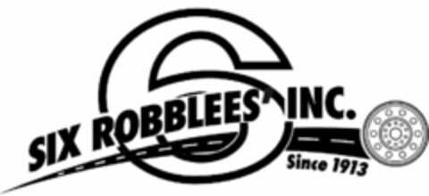 6 SIX ROBBLEES' INC. SINCE 1913 Logo (USPTO, 06/04/2013)