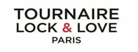 TOURNAIRE LOCK & LOVE PARIS Logo (USPTO, 06.01.2014)