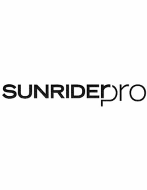 SUNRIDER PRO Logo (USPTO, 03/05/2014)