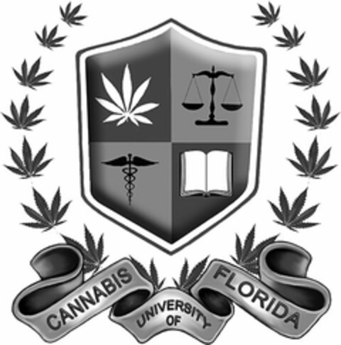 CANNABIS UNIVERSITY OF FLORIDA Logo (USPTO, 09.04.2014)