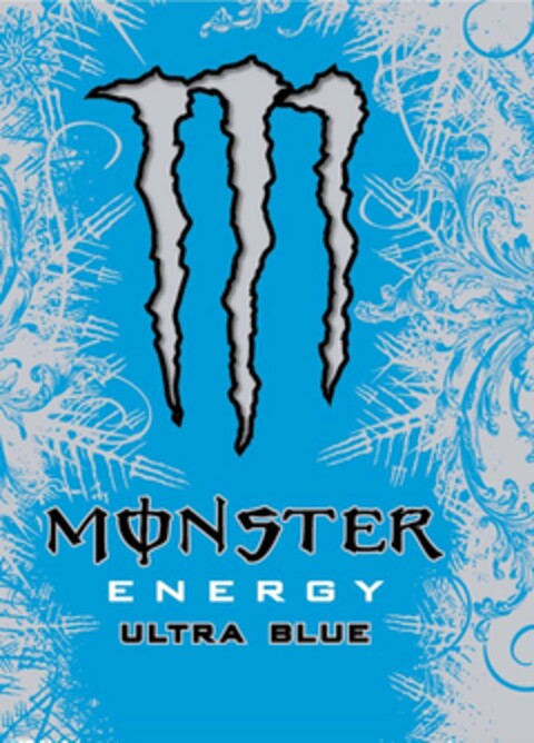 M MONSTER ENERGY ULTRA BLUE Logo (USPTO, 02.02.2015)