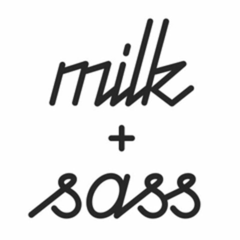 MILK + SASS Logo (USPTO, 02.06.2015)