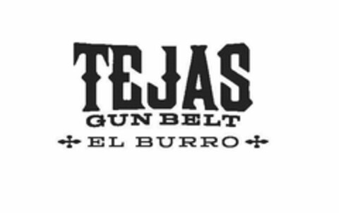 TEJAS GUN BELT EL BURRO Logo (USPTO, 16.11.2015)