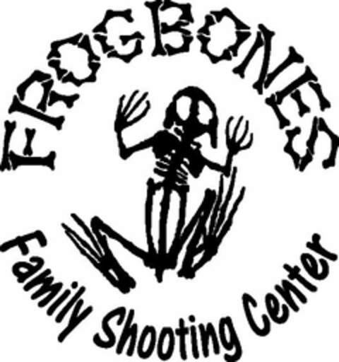 FROGBONES FAMILY SHOOTING CENTER Logo (USPTO, 07.04.2016)