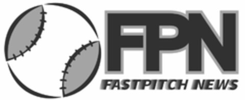 FPN FASTPITCH NEWS Logo (USPTO, 03/01/2017)