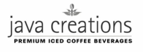 JAVA CREATIONS PREMIUM ICED COFFEE BEVERAGES Logo (USPTO, 03/14/2017)