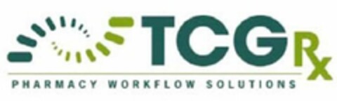 TCGRX PHARMACY WORKFLOW SOLUTIONS Logo (USPTO, 07.02.2018)